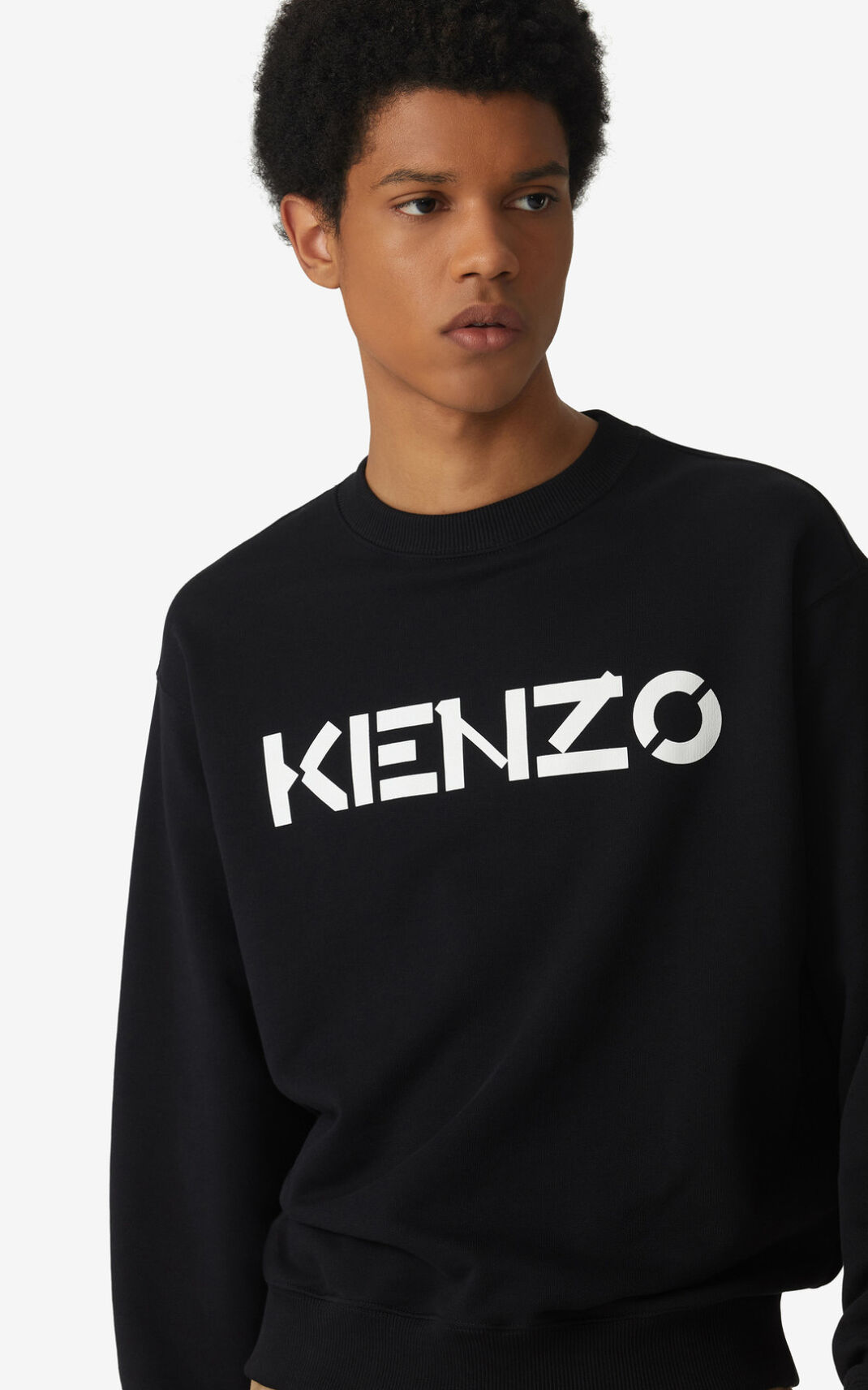 Kenzo Logo Sweatshirt Herr | 98514-HRDT